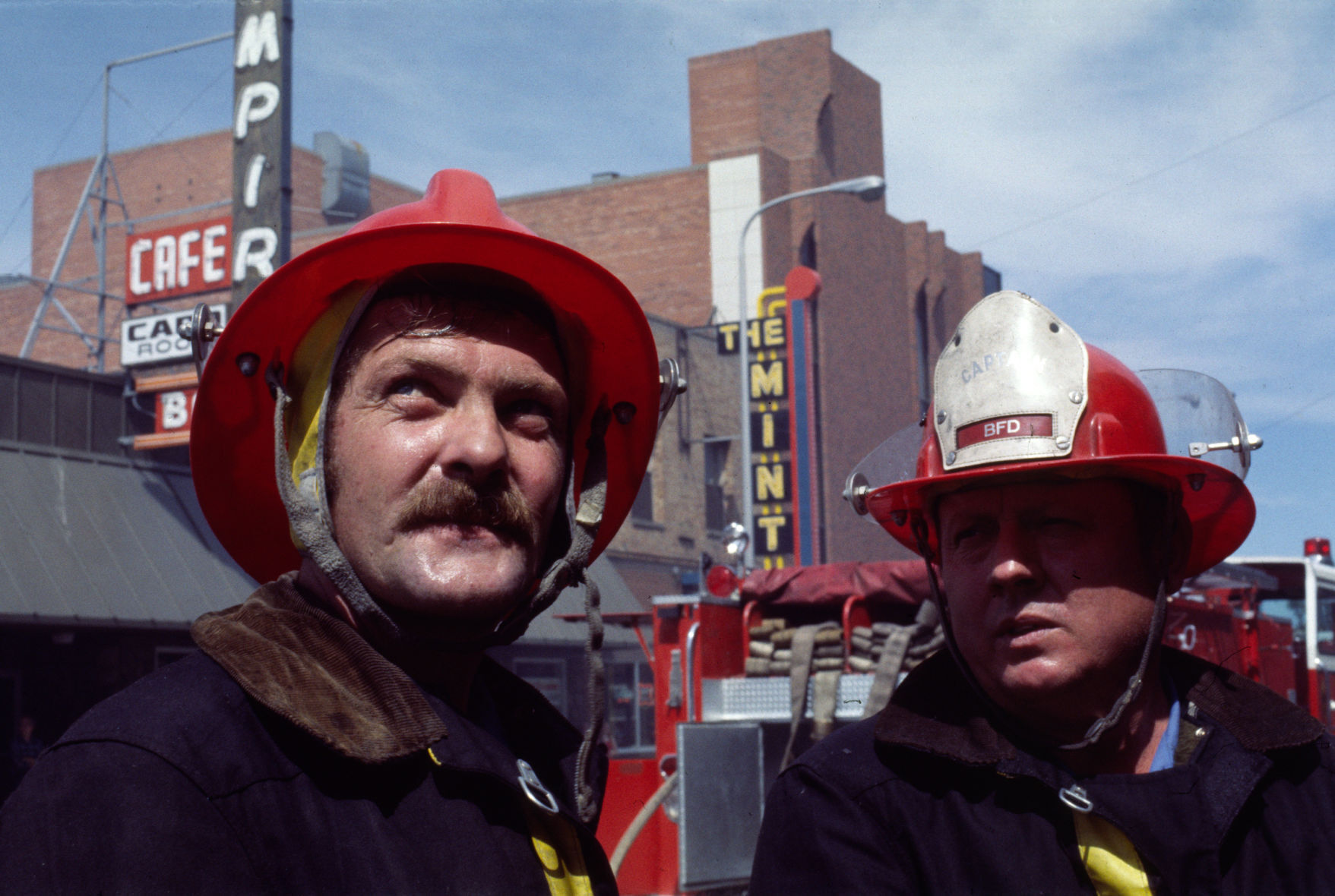 Babcock-Selvidge Building fire, August 1977